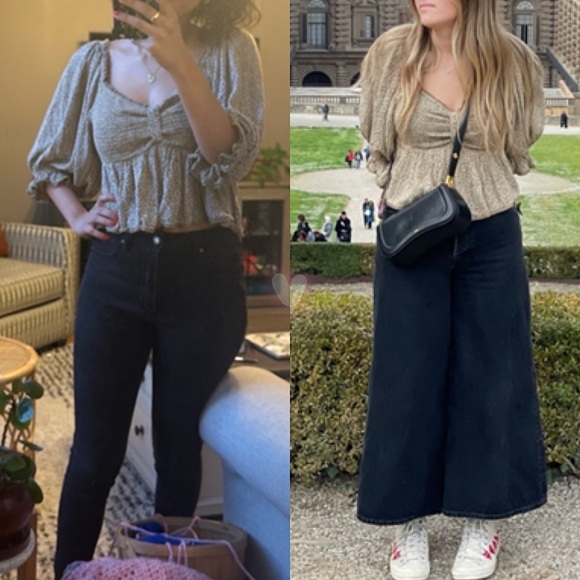 NEW Free People Brittnee Printed Top - Picture 9 of 12